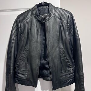 Women's Black Leather Jacket